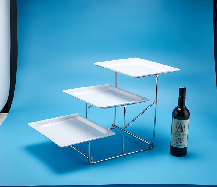 3 level Buffet Stand Materil s/s and acrylic