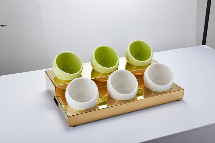 Buffet stand Material S/S and ceramics