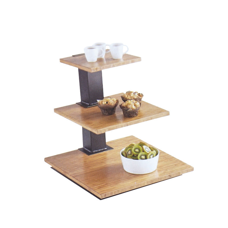 Three tier buffet stand Material : wooden