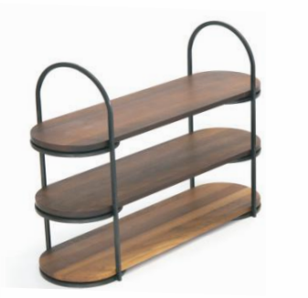 Three layer display stand Material : wooden