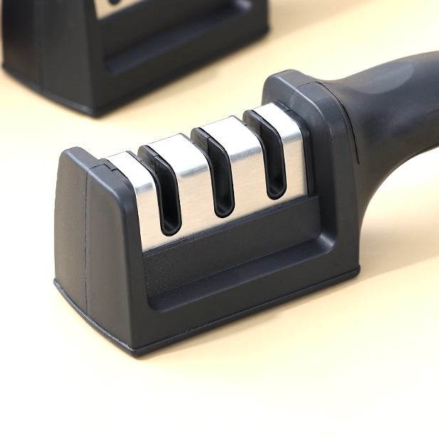 3-Stage Manual Knife Sharpener, Professional Kitchen Sharpening Tool
