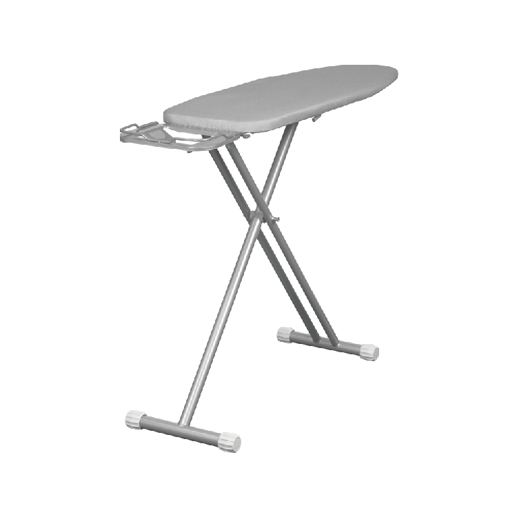 Accorn - Ironing Board with Iron Rest, 7-Level Height Adjustable Silver Mesh Board