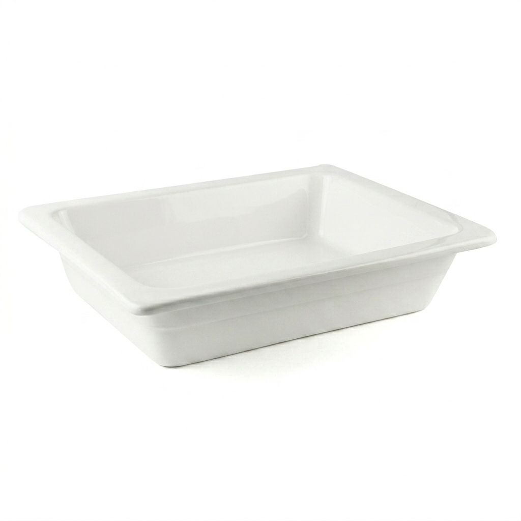 Steed Plain White Porcelain Insert, 1/2 6.5 cm