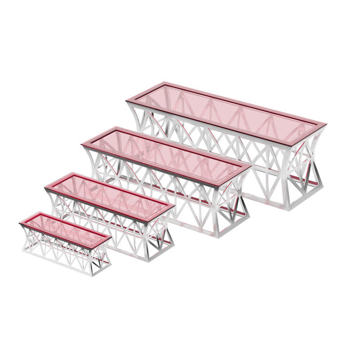 Modern Stainless Steel Buffet Riser