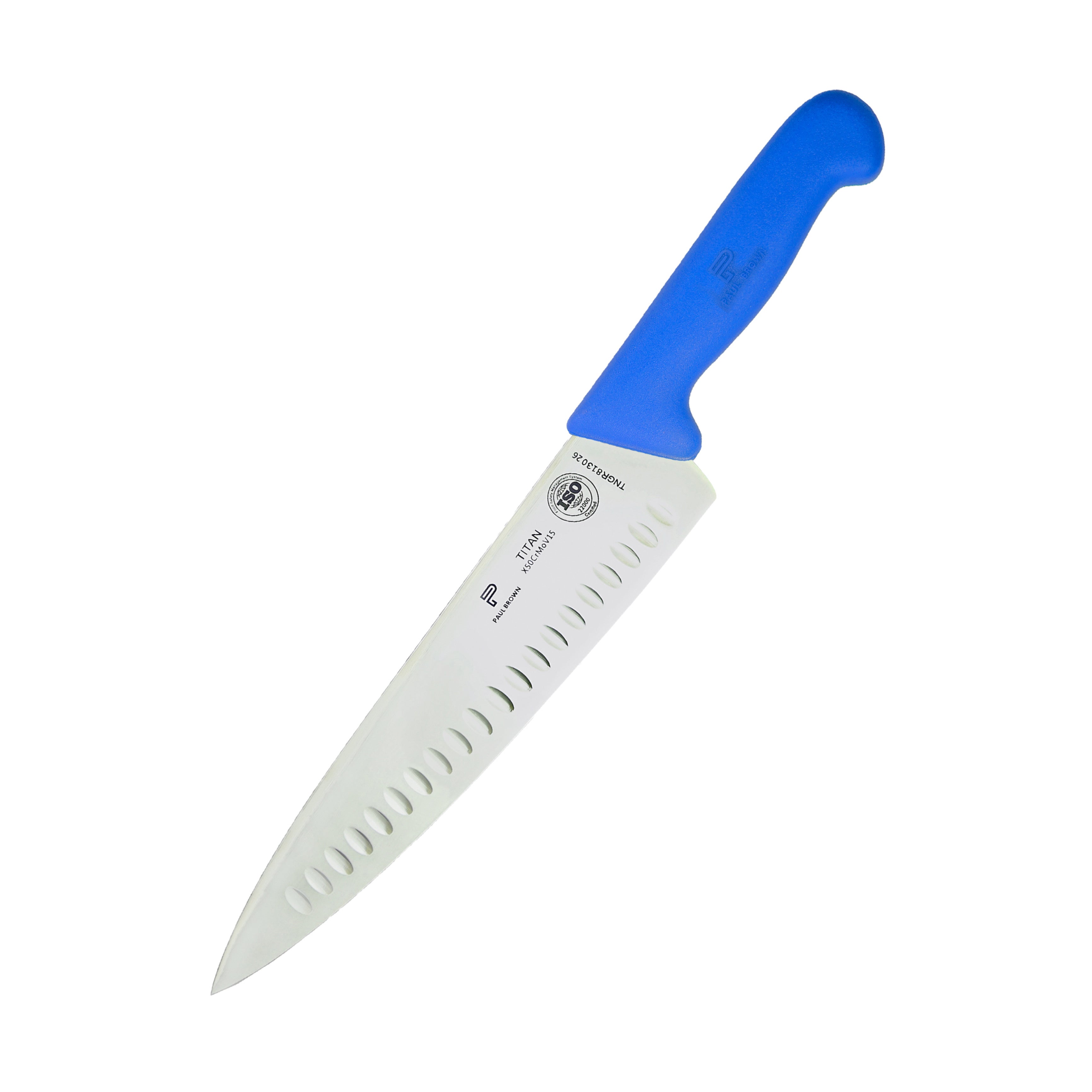 PAUL BROWN – BLUE 10 INCH TITAN CHEF KNIFE