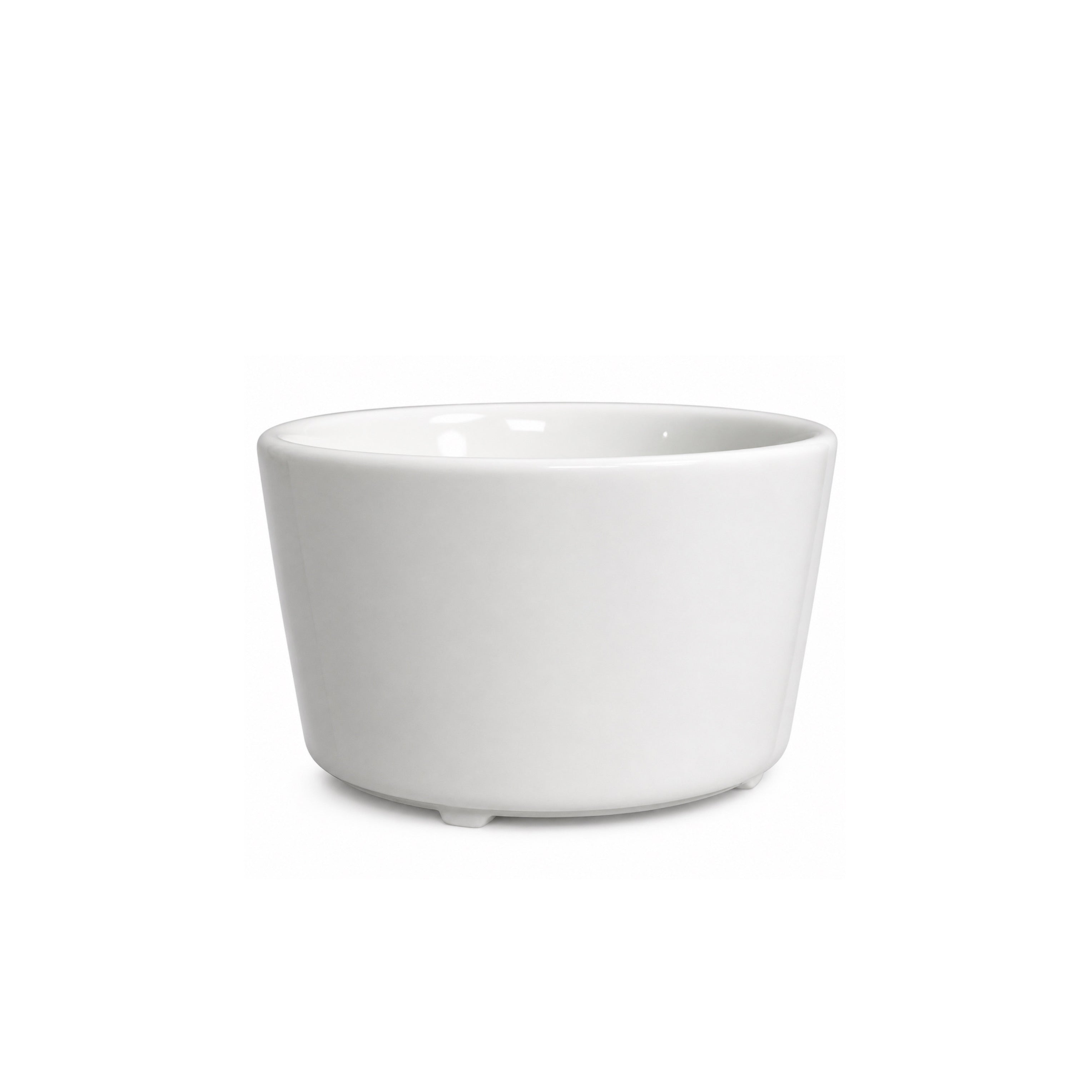 Steed Plain White Ceramic Chutney Bowl, 3.14 Inch (9.97 cm)