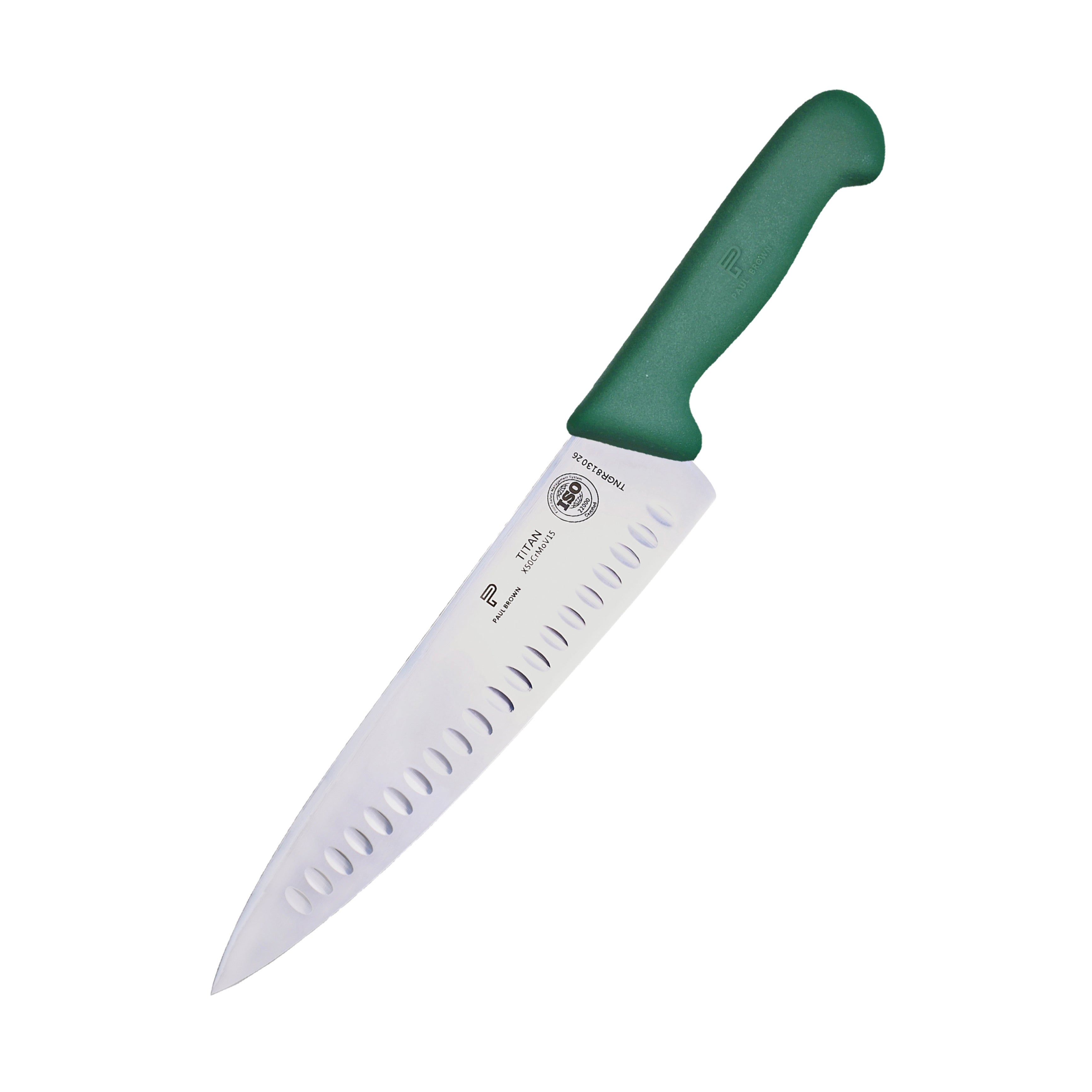 PAUL BROWN – GREEN 10 INCH TITAN CHEF KNIFE
