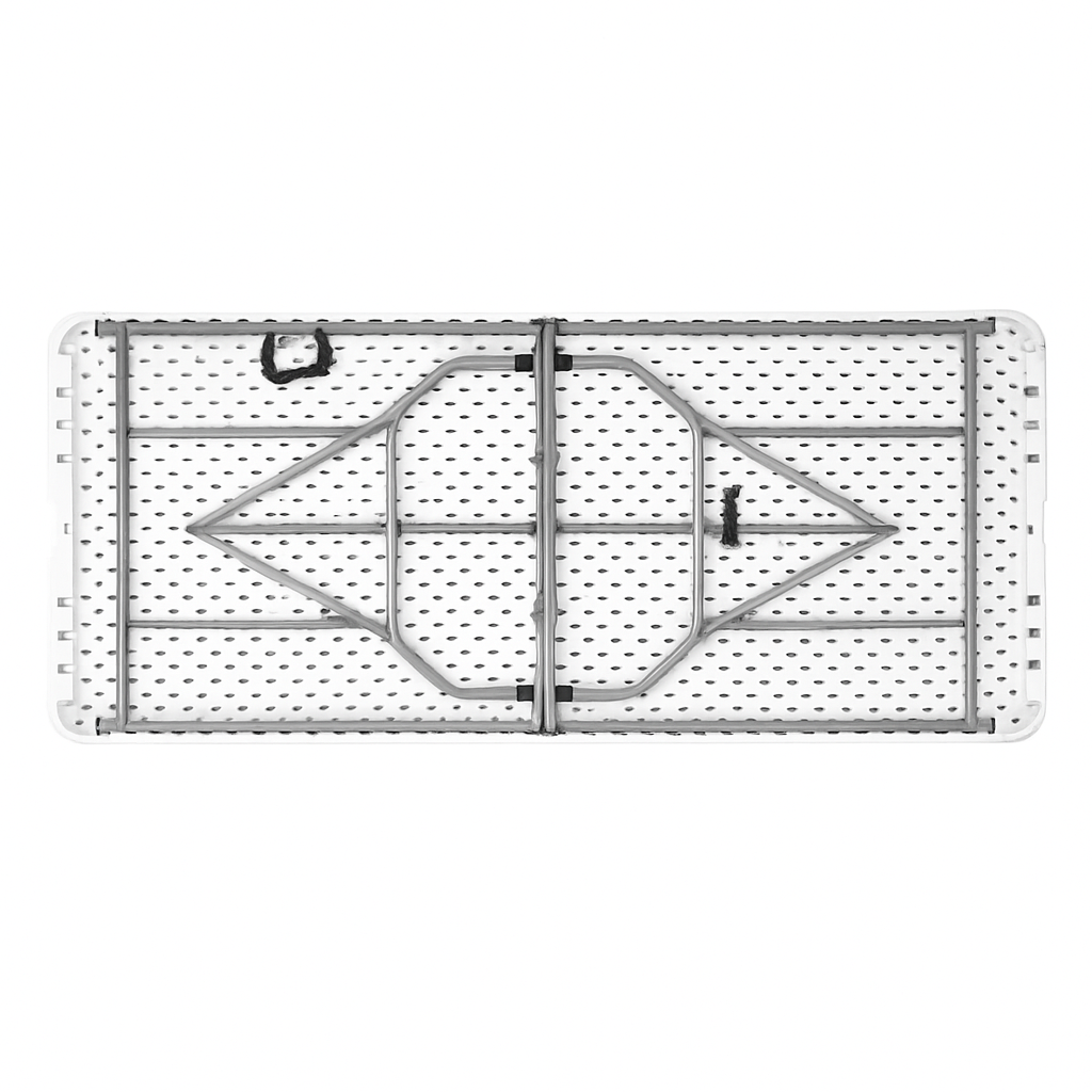 FABHS – MULTIFUNCTIONAL FOLDING TABLE 183×76×74 CM, HDPE PANEL, STEEL FRAME, GREY
