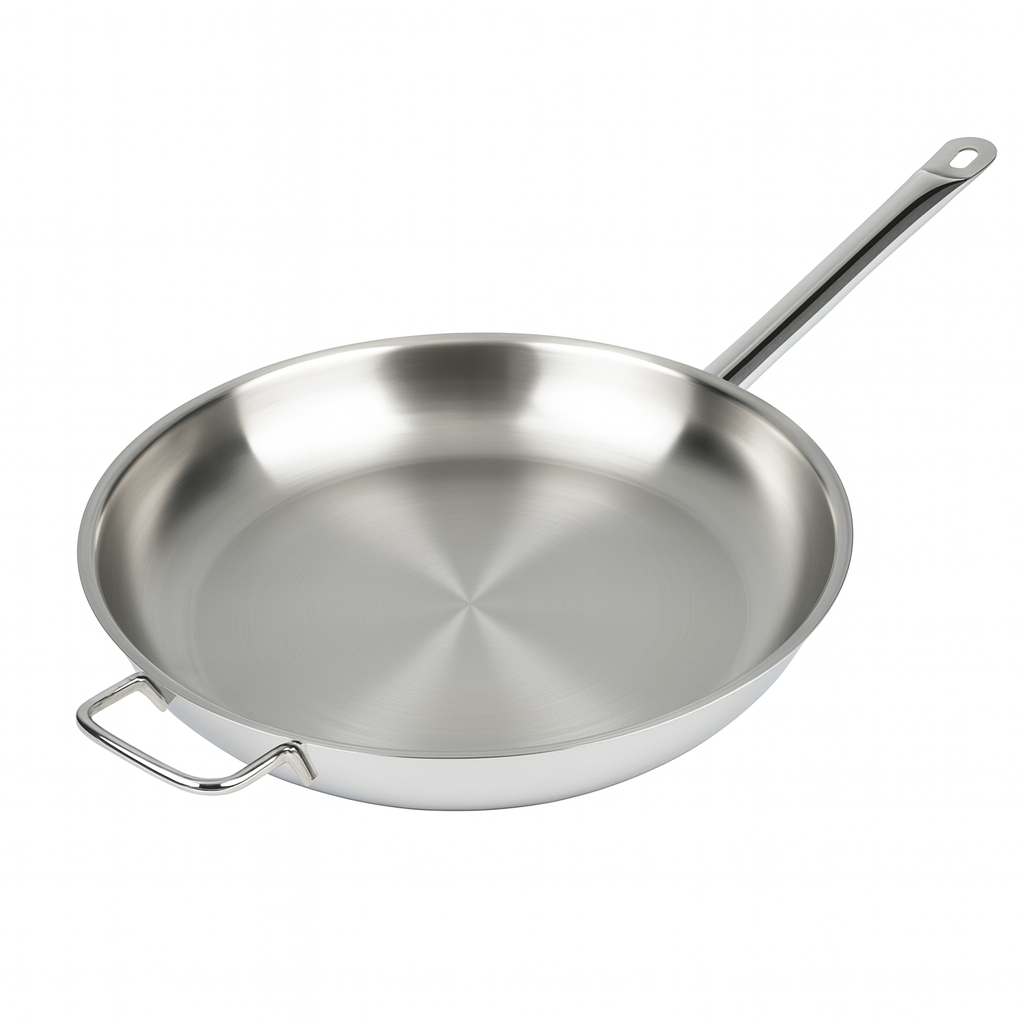 PENTOLA & PADELLA - STAINLESS STEEL FRYPAN WITH HELPER HANDLE 36 CM (6.1 L)