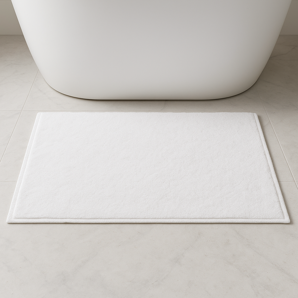 WHITE ORCHID – 900 GSM WHITE BATH MAT 50x80 CM, 100% COTTON