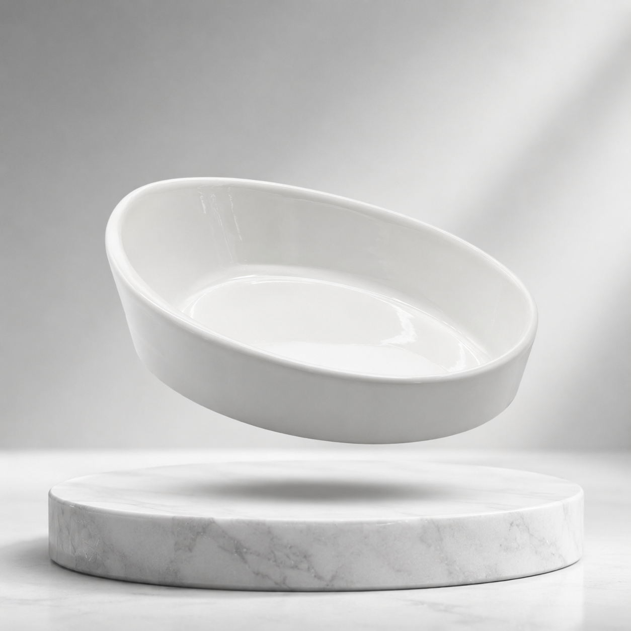 Steed Netherland Plain White Ceramic Buffet Serving Bowl