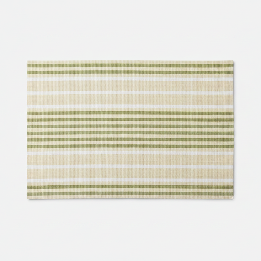Rectangular PVC Table Mat, High-Quality Heat Resistant, 30x45cm