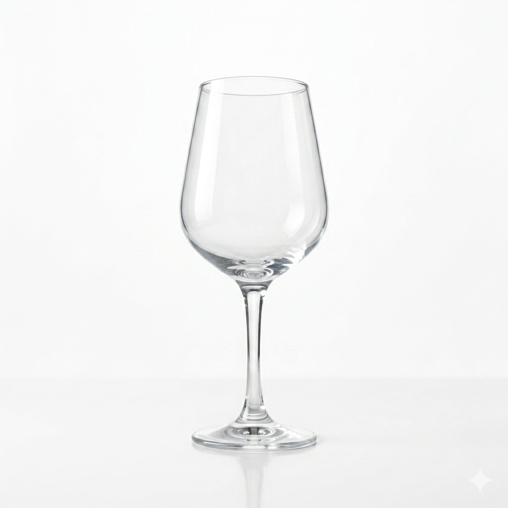 Wine Glass Polycarbonate, Shatterproof Drink Ware, 290ML