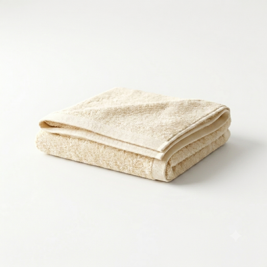 White Orchid Bath Towel 600 GSM, 100% Cotton, 70x140cm