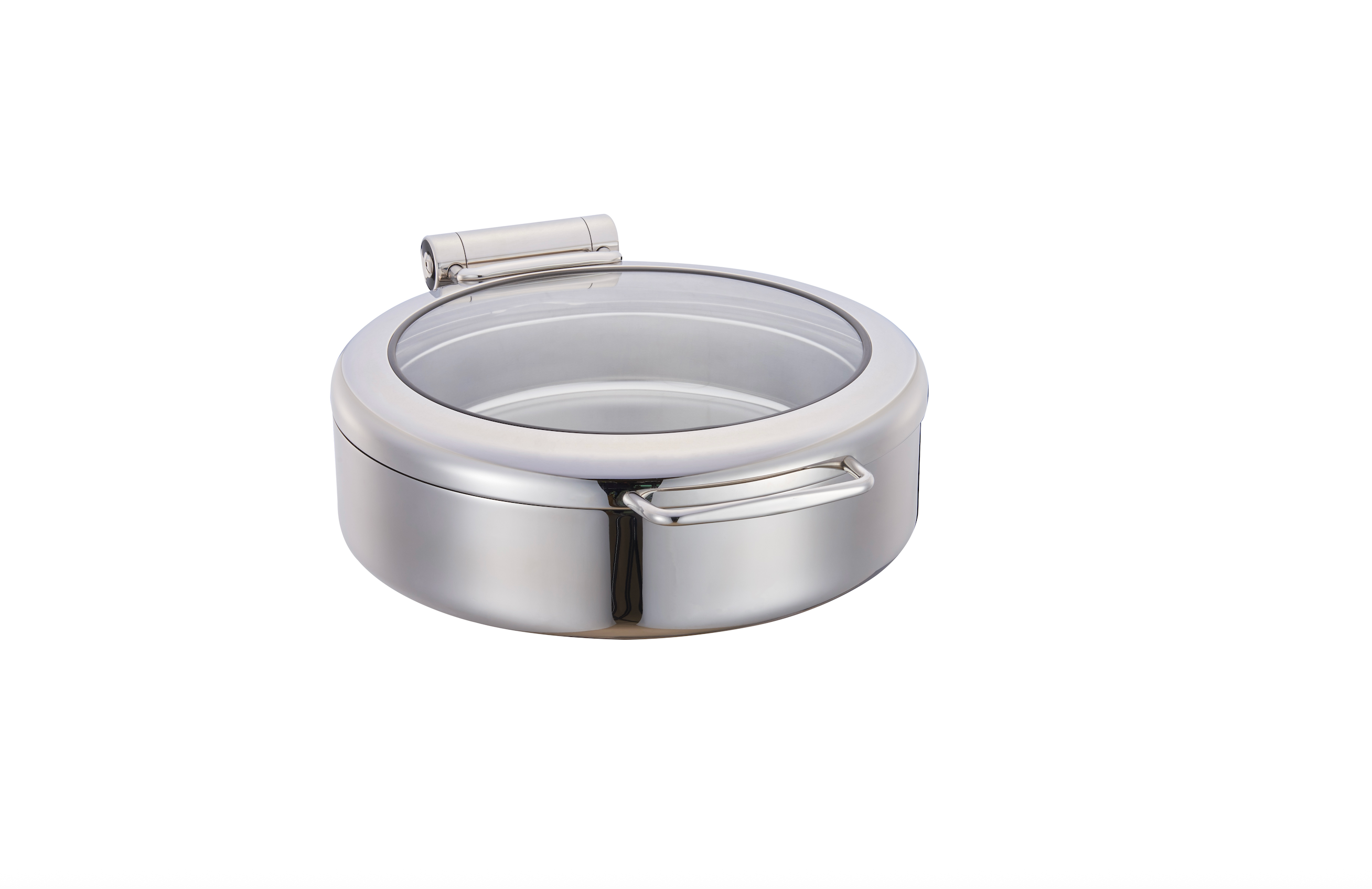 PREMIUME ROUND CHAFFING DISH 304 STAINLESS STEEL 6 LTR